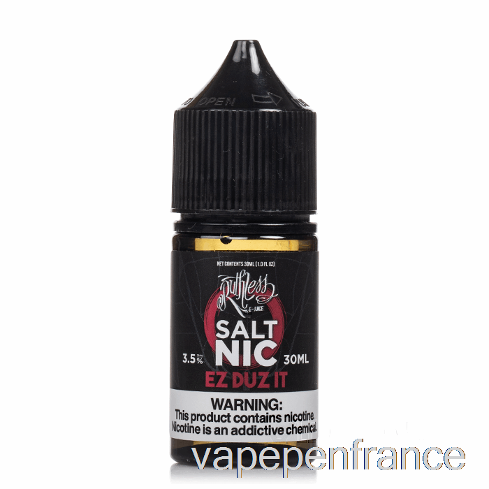 Ez Duz It - Sel Impitoyable - Stylo Vape 30 Ml 10 Mg